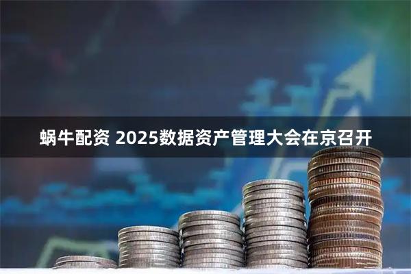 蜗牛配资 2025数据资产管理大会在京召开