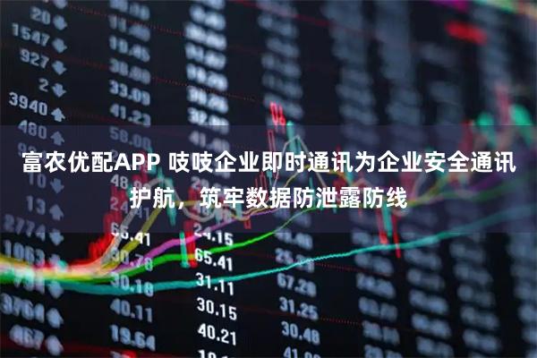 富农优配APP 吱吱企业即时通讯为企业安全通讯护航，筑牢数据防泄露防线